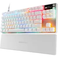 SteelSeries 64898 Apex Pro Tkl Gen 3 Gaming Mechanical Keyboard Blanc