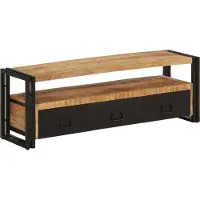 vidaXL Armoire TV 120x30x40 cm en bois massif de manguier