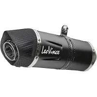 Leovince Lv One Evo Black Edition Ducati Desert X 950 Abs 22-24 Homologated Slip On Muffler Argenté Homologated