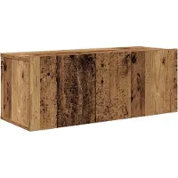 vidaXL Ensemble d'armoires TV mural 6 pcs Bois ancien