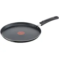 Tefal Easy Cook & Clean Pancake Pan - Ø25cm - Ne convient pas à l'induction - Poêle à crêpes - Revêtement antiadhésif - Aluminium - Noir