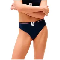 Tommy Hilfiger Uw0uw06063 Thong Bleu M Femme