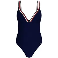 Tommy Hilfiger Triangle One Piece Rp Swimsuit Bleu XS Femme