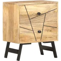 vidaXL Table De Chevet 40x30x50 Cm Bois De Manguier Massif