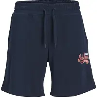 Jack & Jones Logo Sports Shorts Blue M Men Blue M