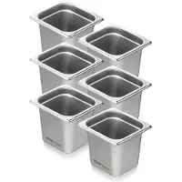 Vevor Bac Gastronorme GN 1/6 Lot de 6