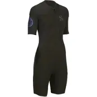 SCUBAPRO Oneflex Shortie Full Zip Woman 4 Mm Short Sleeve Shorty Noir XL Femme
