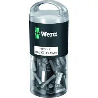 Wera 867/1 Embouts TORX DIY 100, TX 25 X 25 Mm, 100 Pièces