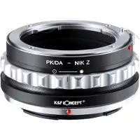 K&F Concept Adaptateur d'objectif K&F Rollei Pentax K/DA - Nikon Z