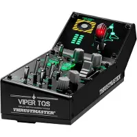 Thrustmaster VIPER Panel Noir USB Joystick + levier dedu moteur PC