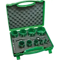 HiKOKI 752173 Cassette De Scies Trépans - Bimétal Mécanicien - (Jeu De 13pcs)