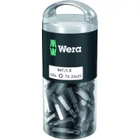 Wera 867/1 Embouts TORX DIY 100, TX 20 X 25 Mm, 100 Pièces