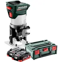 Metabo Affleureuse 18V (2x4.0Ah) en Metabox FMV 18 LTX BL 8 - 601742800
