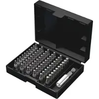 Wera 5057909001 Jeu De 61 Embouts Universels Bit-Safe Dans Une Cassette - Torx