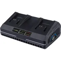 Scheppach Chargeur double SDBC4.5 A | 4,5 A pour batteries Li-Ion | 230 - 240 V | 240 W | convient pour IXES série 20-Volt