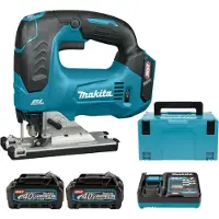 Makita JV002GD201 XGT 40V Max Li-Ion Set De Scie Sauteuse Sans Fil (2x 2,5Ah) Dans Mbox - Poignée En D