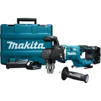 Makita Perceuse visseuse d'angle 8V 13 mm - - avec 2 batteries 5.0Ah - chargeur - coffret - DDA450RTE