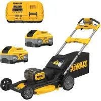 DeWalt Tondeuse 53 cm XR 2 x 18V 8Ah Li-Ion Brushless - DCMWSP156W2-QW autopropulsée