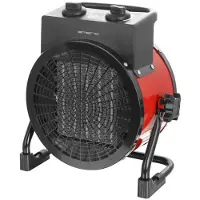 Emerio Chauffage soufflant FH-128620 – 3000 W – IP20 – 2 niveaux de chauffe – Thermostat réglable – Fonction ventilation – 30 m²