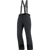 Salomon - Pantalon ski en PrimaLoft - Brilliant Pant W Deep Black pour Femme - Taille L - Noir