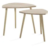 Vicco table basse Twino Sonoma 60x50cm Lot de 2, Model 57298
