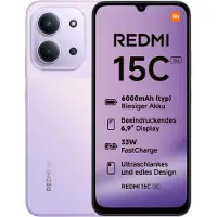 Xiaomi Redmi 15C, 17,5 cm (6,9"), 1600 x 720 pixels, 4 Go, 128 Go, 50 MP, violet
