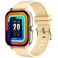Avizar , montre connectée multisports avec écran 1,69 pouces et indice de protection IP67, beige