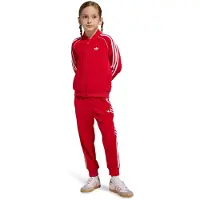 Adidas Originals Survêtement 'SST' rouge / blanc
