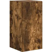 vidaXL Armoire TV murale Chêne fumé 30 x 31 x 60 cm Bois composite