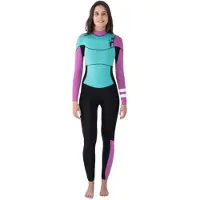 Hurley Advant 4/3 Mm Woman Long Sleeve Chest Zip Neoprene Suit Bleu 4 Femme