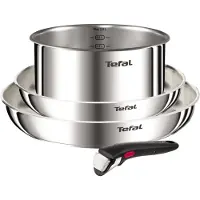 Tefal L896s453 Emotion, Batterie De Cuisine 4 Pièces, Acier Inoxydable