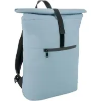 Mobilis Sac à dos Roll Top pour ordinateur portable de 14" à 16" Bleu clair