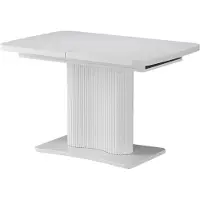 Vicco Table de salle à manger Fenaro Blanc 120-160 x 80 cm extensible, Model 58013