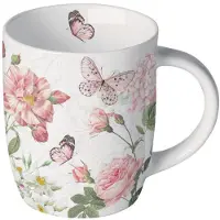 Ambiente Petit Mug Papillons Et Fleurs Romantiques