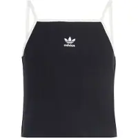 Adidas Haut 'SLIM MINI RIB TANK' noir / blanc