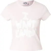 Juicy Couture T-shirt 'I WANT CANDY' rosé / blanc