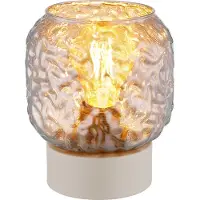 Globo Lampe de table Antonio brun sable