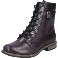 Rieker Bottines à lacets bordeaux