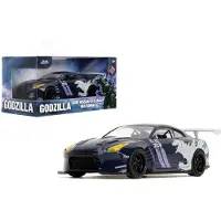 Jada Toys 1/32 - Nissan Gt-R (R35) Ben Sopra Godzilla - 2009 35295bl-Toys
