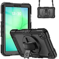 Accezz Coque arrière Defender XT pour Samsung Galaxy Tab A11 - Noir