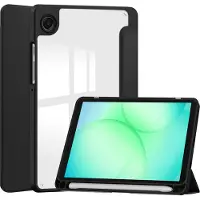 IMoshion Coque tablette rigide Trifold pour Samsung Galaxy Tab A11 Plus - Noir