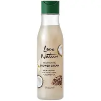 Oriflame Love Nature Gel douche nourrissant au beurre de cacao bio et à l'huile de coco, 250 ml