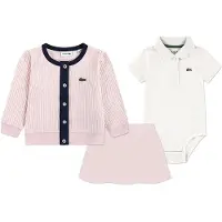 Lacoste Kids Mon Premier Skirt 3 Units Rose 6 Months Fille