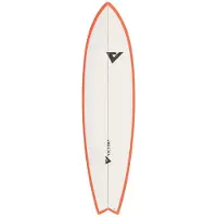 Victory Long Fish Epoxy 6´10 Surfboard Orange 208.28 cm