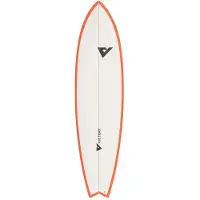 Victory Long Fish Epoxy 7´2 Surfboard Orange 218.44 cm