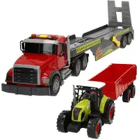 Speed&go Trailer Tractor-1:14 Truck Rouge Enfants
