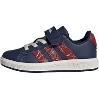 Adidas Chaussure de sport 'Marvel Spider-Man Grand Court' bleu foncé / lie de vin / blanc