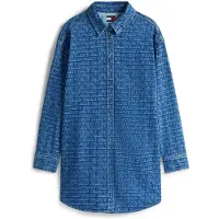 Tommy Hilfiger Robe courte RLX DNM SHIRT DRESS EI6137 EXT femmes - Bleu - EU M