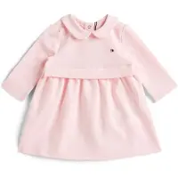 Tommy Hilfiger Robe Essential Manches Longues Coton Bouclé