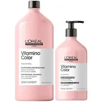 L'Oréal Shampooing Vitamino Color 1500 ml + Après-shampooing Vitamino Color 750 ml NEU